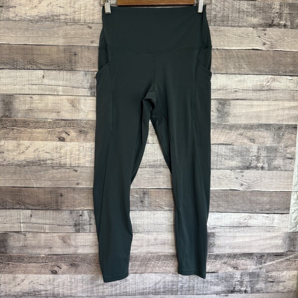 Quince Women Ultra-Form High-Rise Pocket Legging Green Small